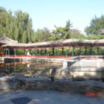 The peaceful Temple of Earth in Beijing