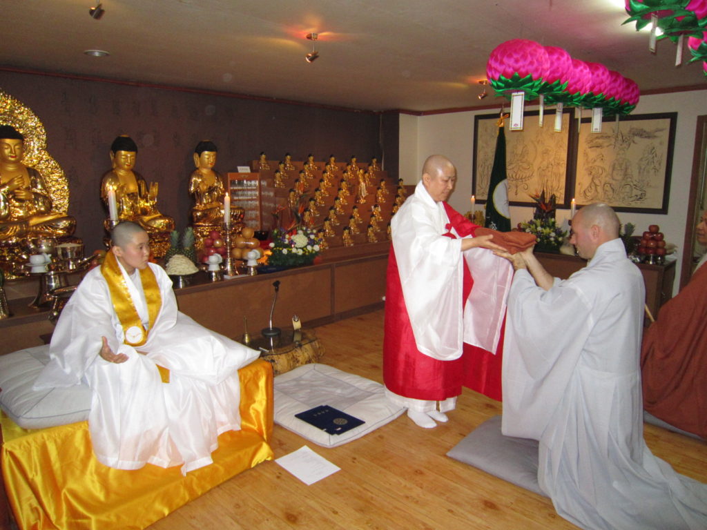 My brother`s initiation into the monkhood